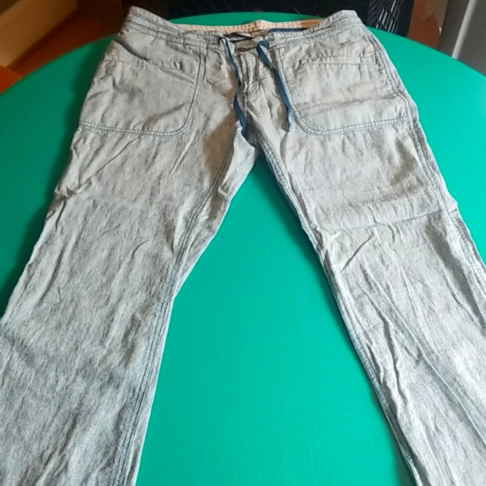 North Face summer linen wide pant